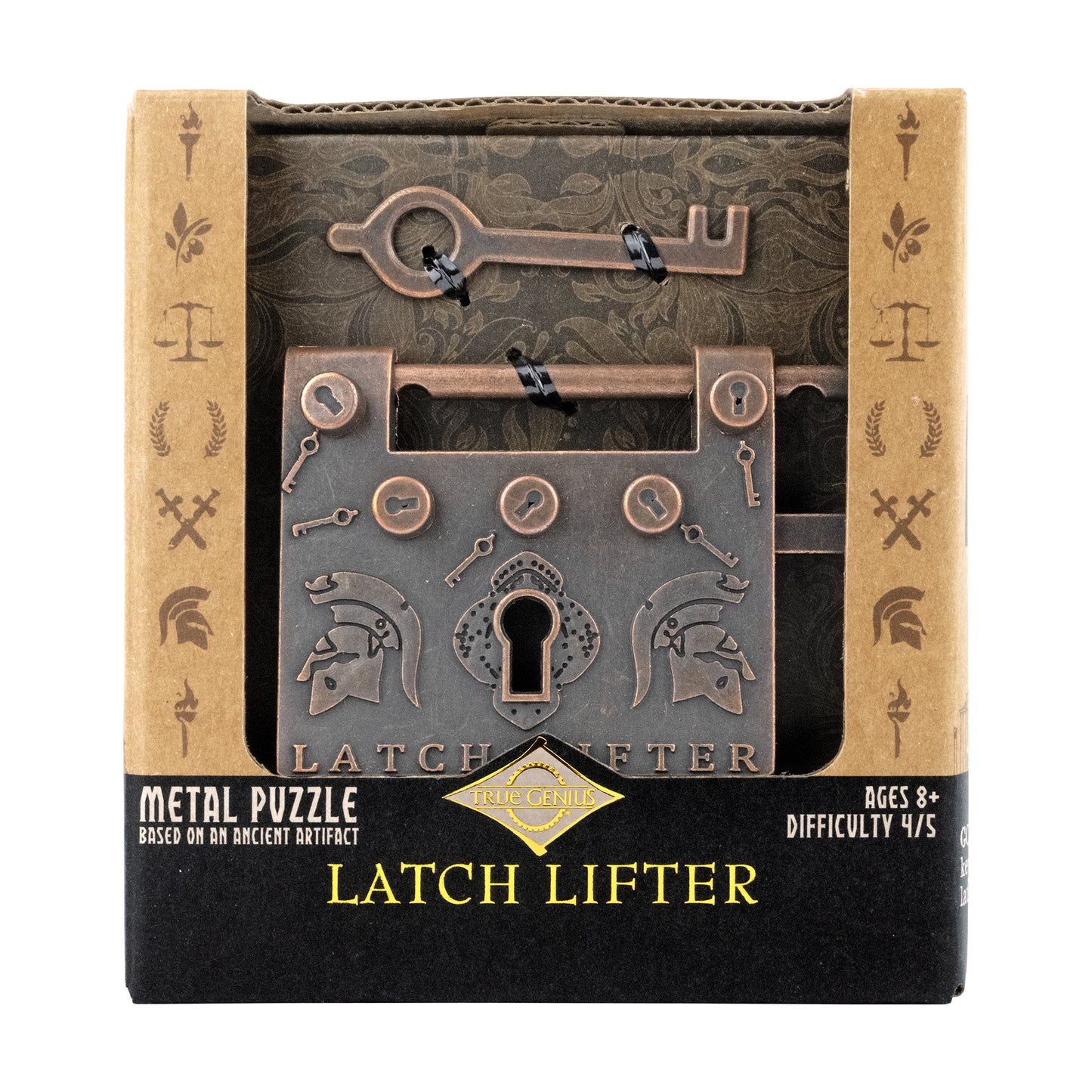 Latch Lifter Trick Lock - Unlock Roman Ingenuity with This Clever Historical Puzzle