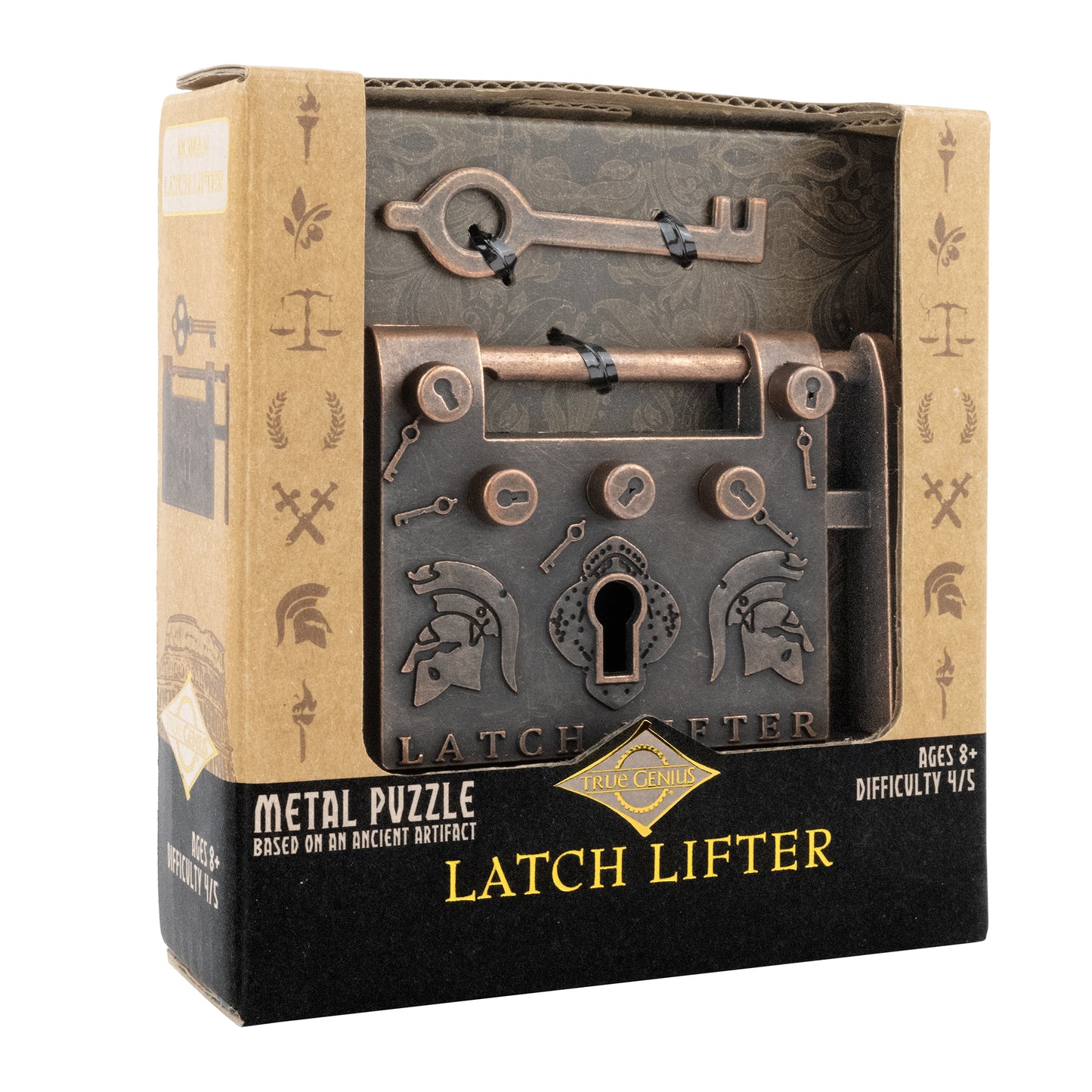 Latch Lifter Trick Lock - Unlock Roman Ingenuity with This Clever Historical Puzzle