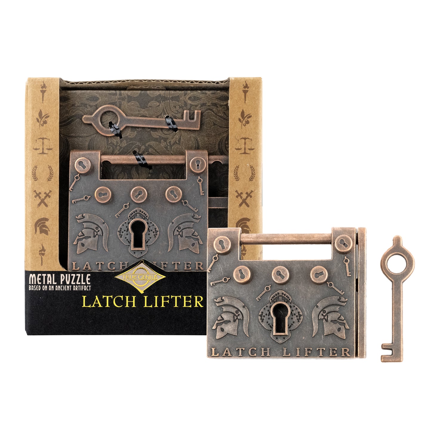 Latch Lifter Trick Lock - Unlock Roman Ingenuity with This Clever Historical Puzzle