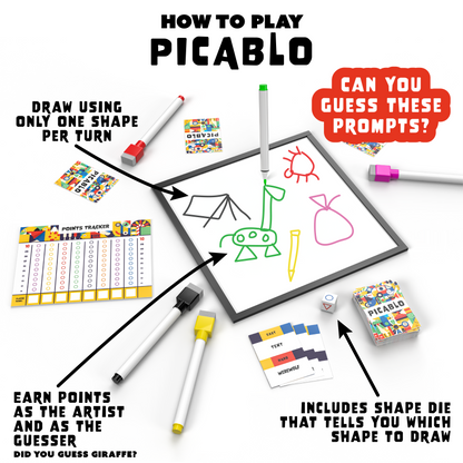 PICABLO: Shape-Driven Drawing Game for Creative Family Fun