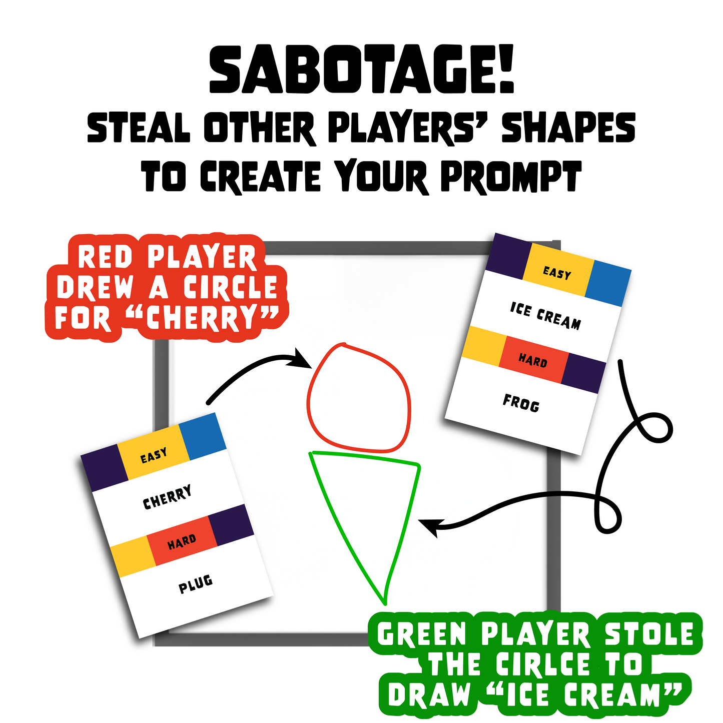 PICABLO: Shape-Driven Drawing Game for Creative Family Fun