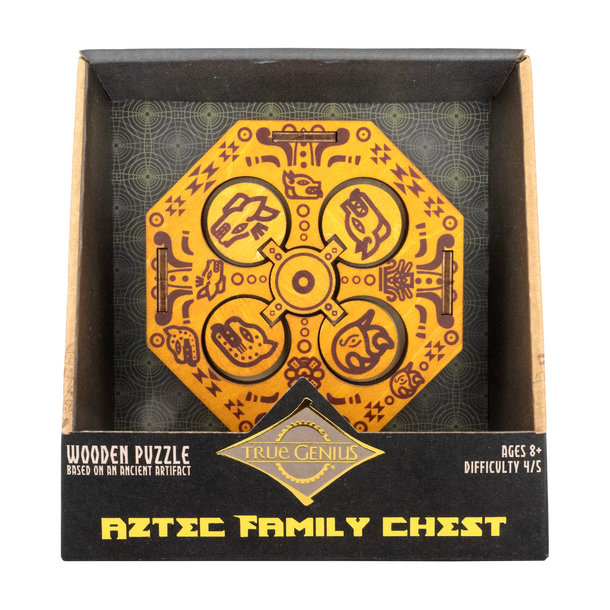 Aztec Family Chest - Wooden Puzzle Box – Project Genius