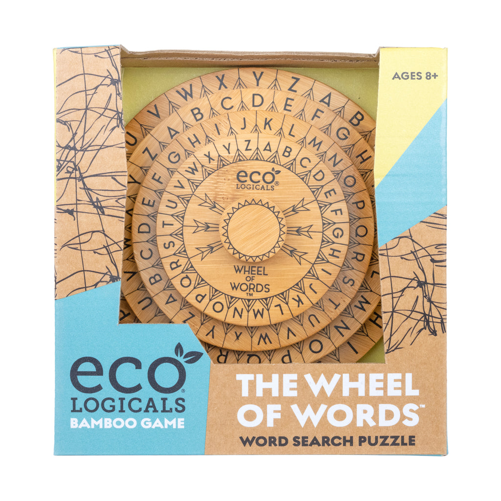 Wheel of Words bamboo word puzzle front of package