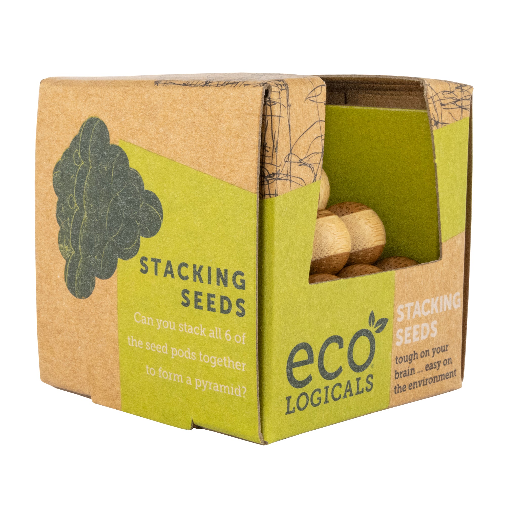 Project Genius: Bamboo Stacking Seeds (Mini) Puzzle