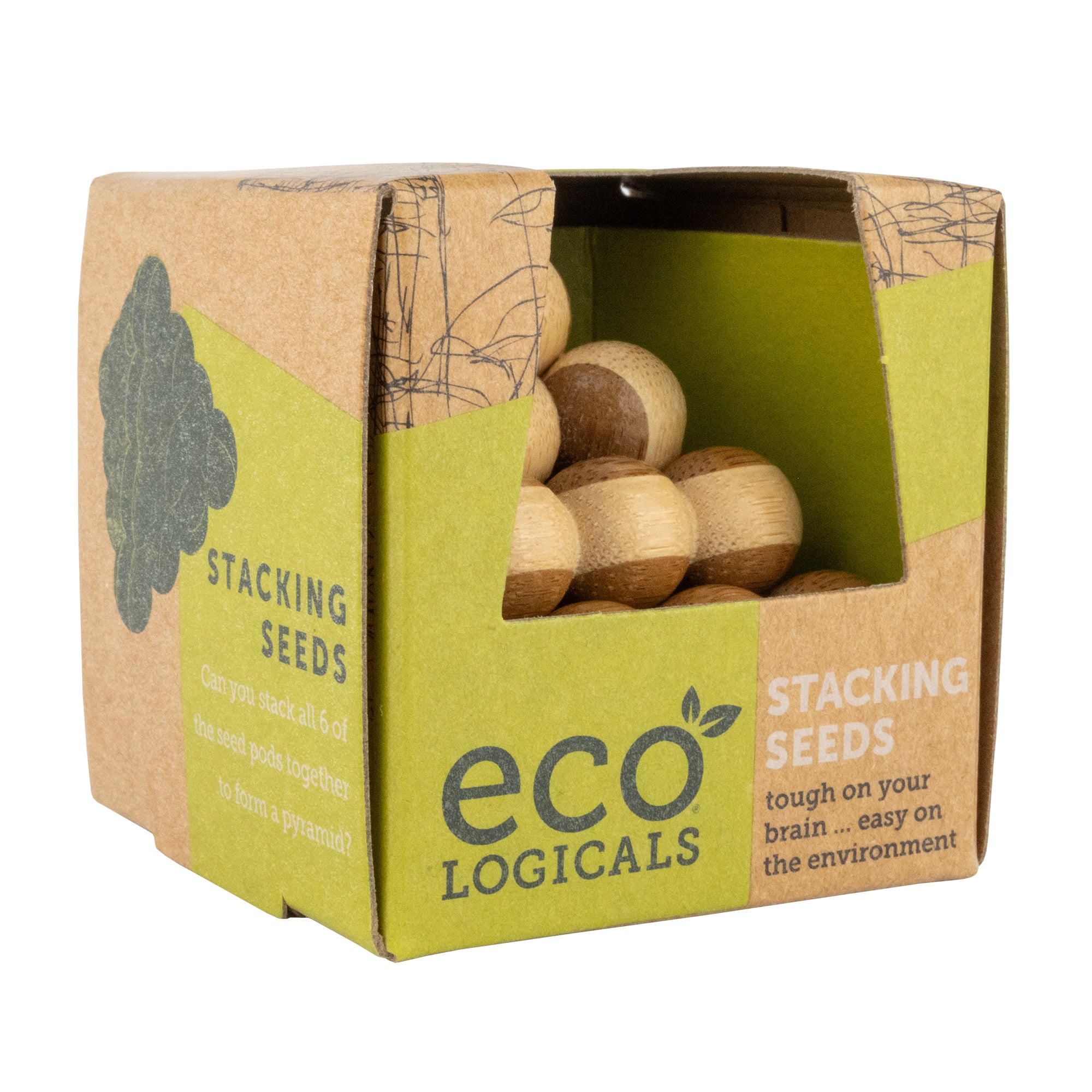 Project Genius: Bamboo Stacking Seeds (Mini) Puzzle
