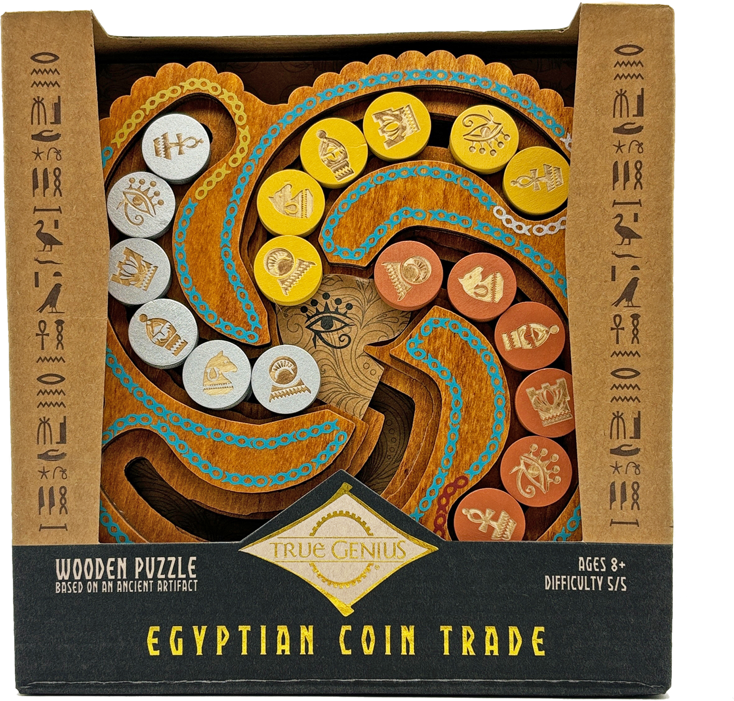 Egyptian Coin Trade - Column Swap Brainteaser