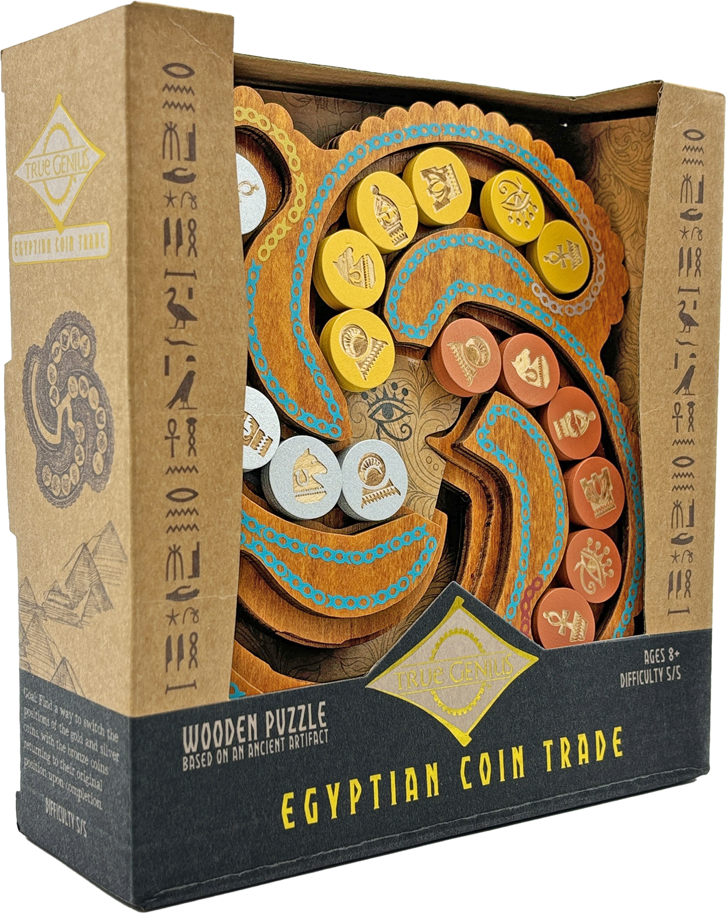 Egyptian Coin Trade - Column Swap Brainteaser