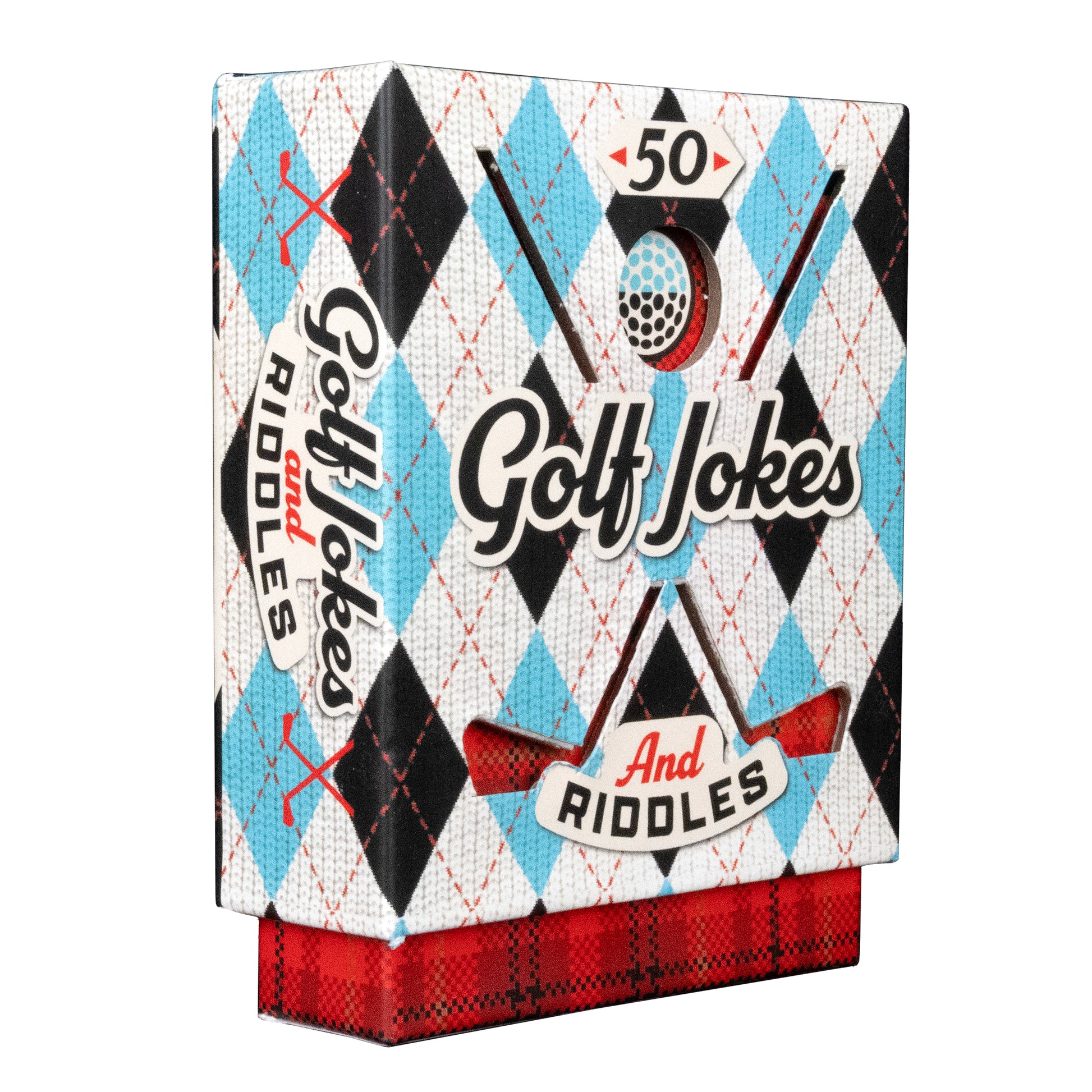 Golf Jokes and Riddles box left angle view