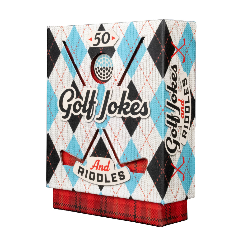 Golf Jokes and Riddles box right angle view