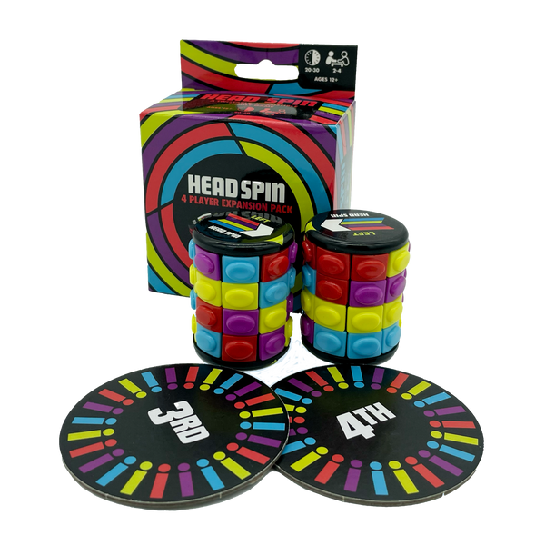 Project Genius Head Spin 4 Player Expansion Pack Fun Card Game, for