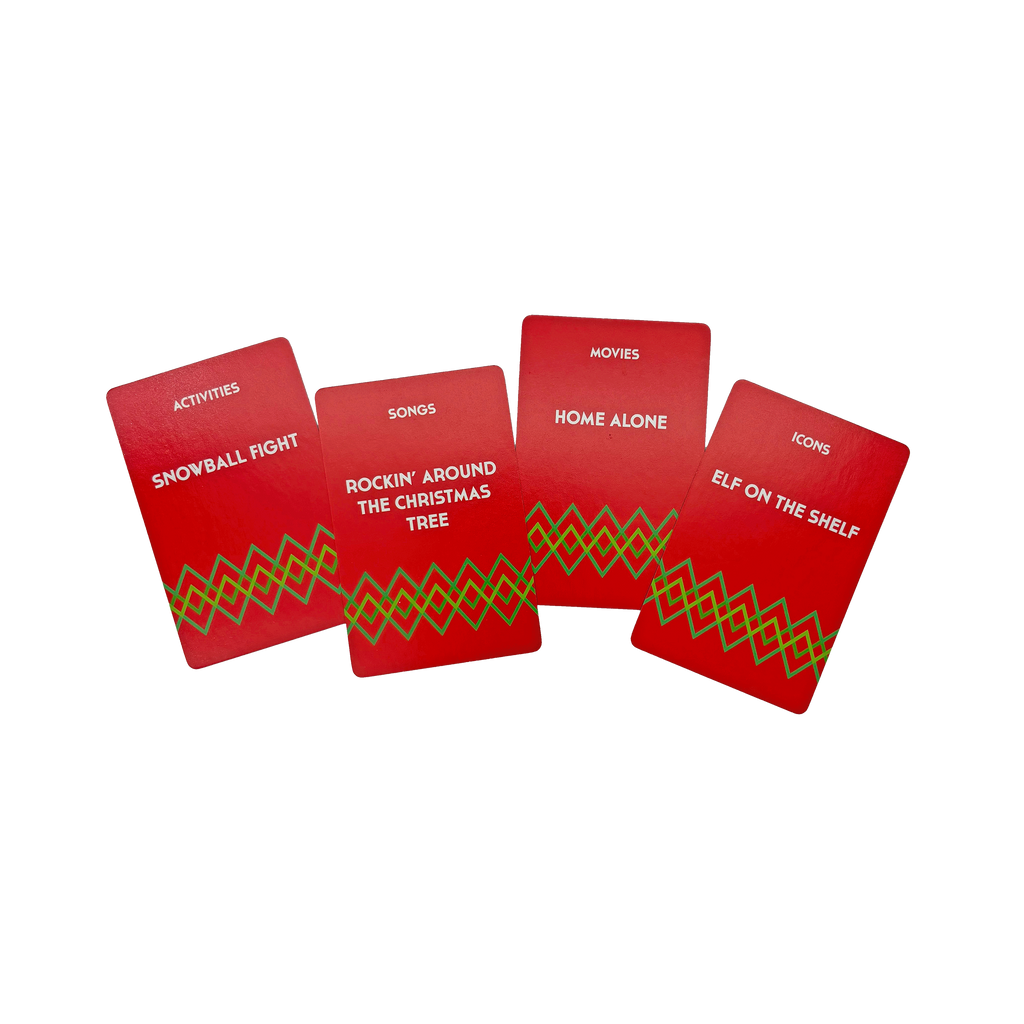 Holiday Charades Props Family Game