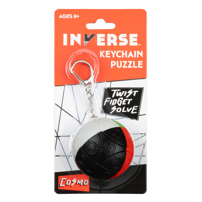Inverse Cosmo Puzzle Keychain: Spherical Style Meets Brainy Fun