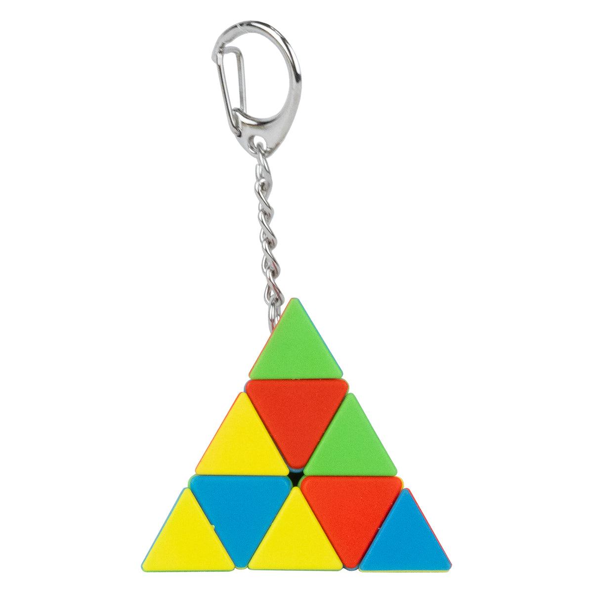 Inverse Sign Keychain Inverse Trik Puzzle Keychain: Pyramid Power in Your Pocket – Project Genius