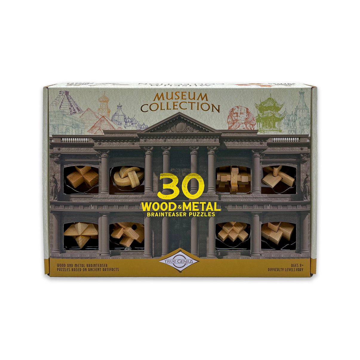 Project Genius: Museum Collection - Wood and Metal Brainteaser Puzzles