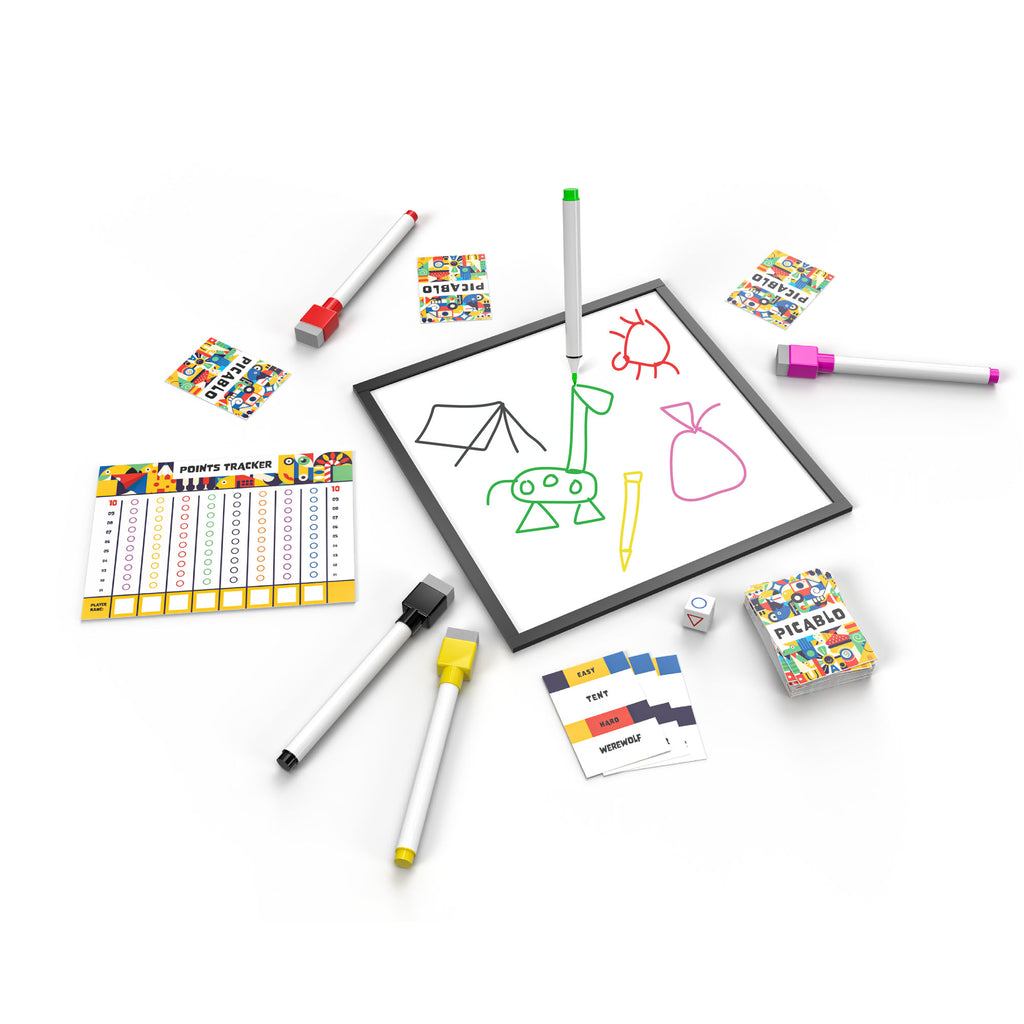 PICABLO: Shape-Driven Drawing Game for Creative Family Fun