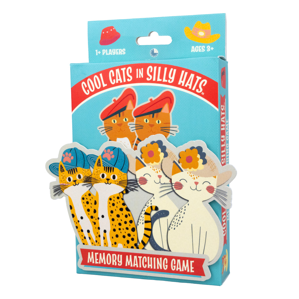 Cool Cats in Silly Hats memory game right package view