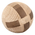 Aztec Sun Stone - Interlocking Wooden Sphere Puzzle