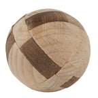 Aztec Sun Stone - Interlocking Wooden Sphere Puzzle