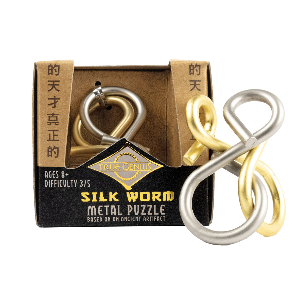Silk Worm - Metal Ring Brainteaser