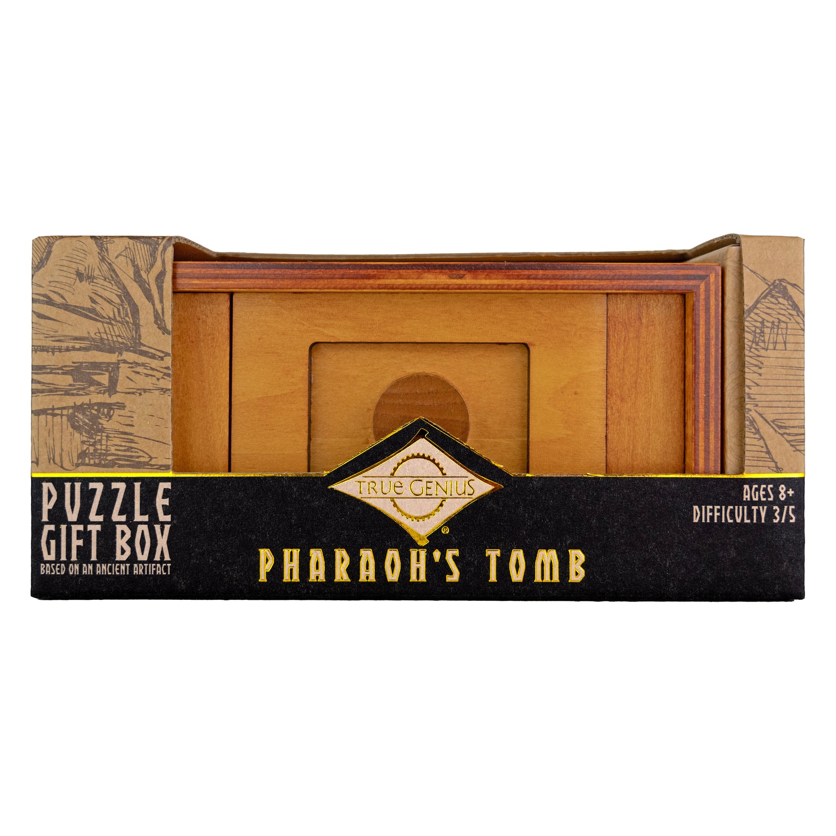 Project Genius Pharaoh's Tomb Secret Box, Secret Hidden Compartment