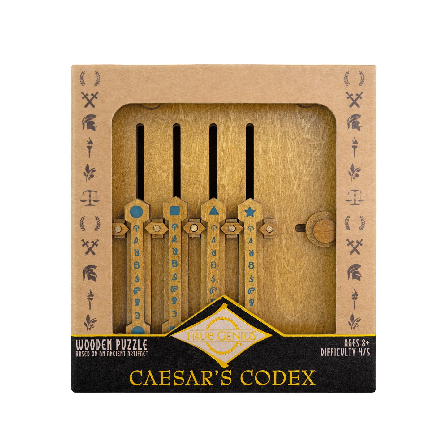 Caesar's Codex - Lever Sliding Wooden Puzzle