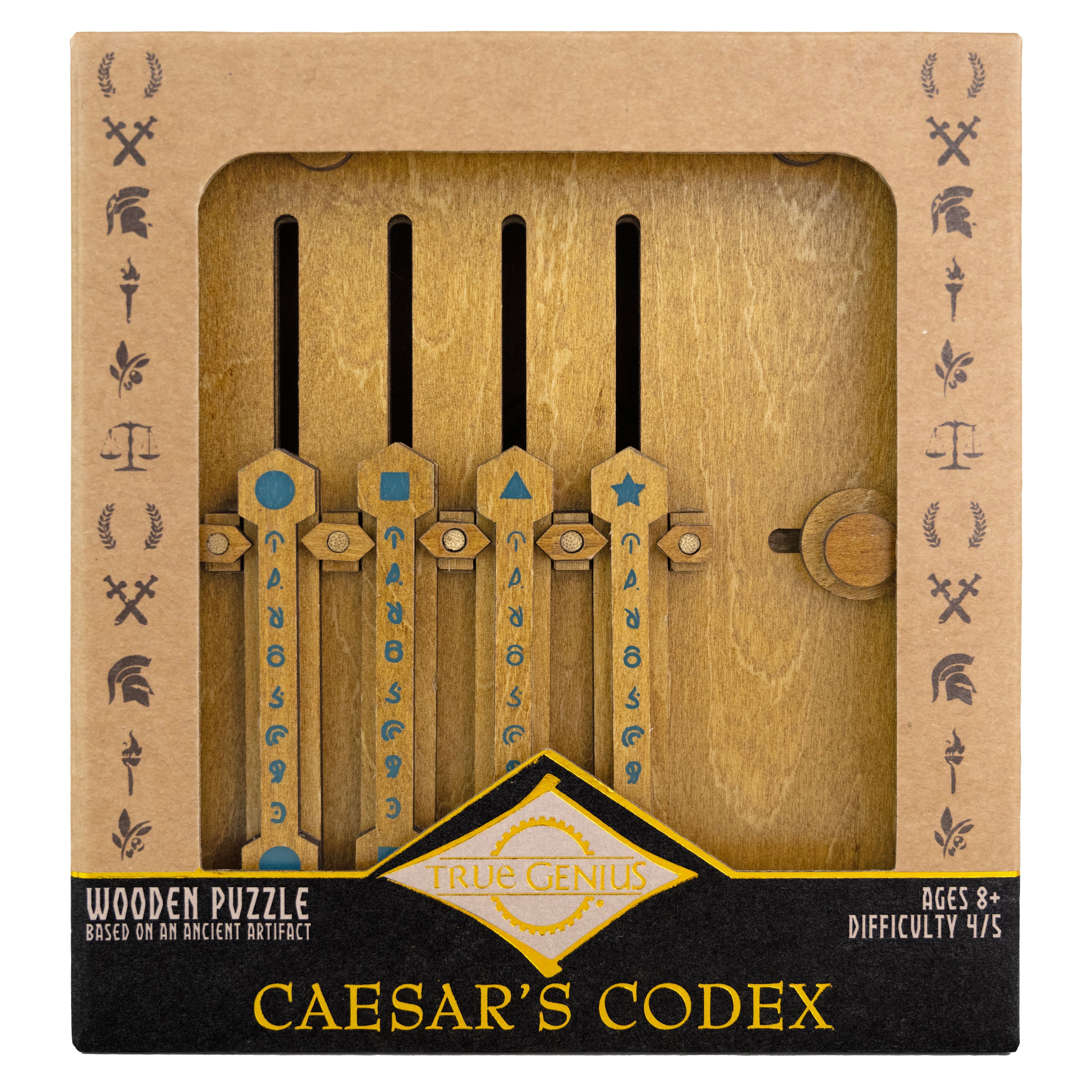 Codex Selection Box Caesar's Codex Sliding Puzzle Box | Project Genius