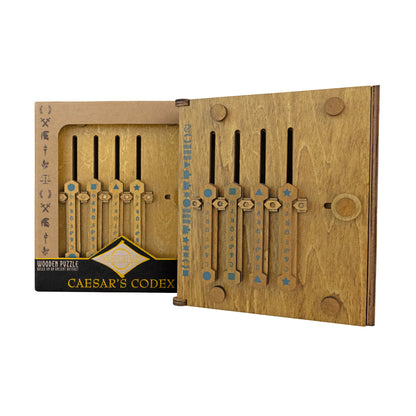 Caesar's Codex - Lever Sliding Wooden Puzzle