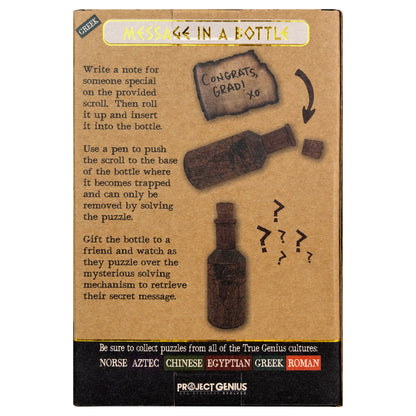 Message in a Bottle - Secret Puzzle Box