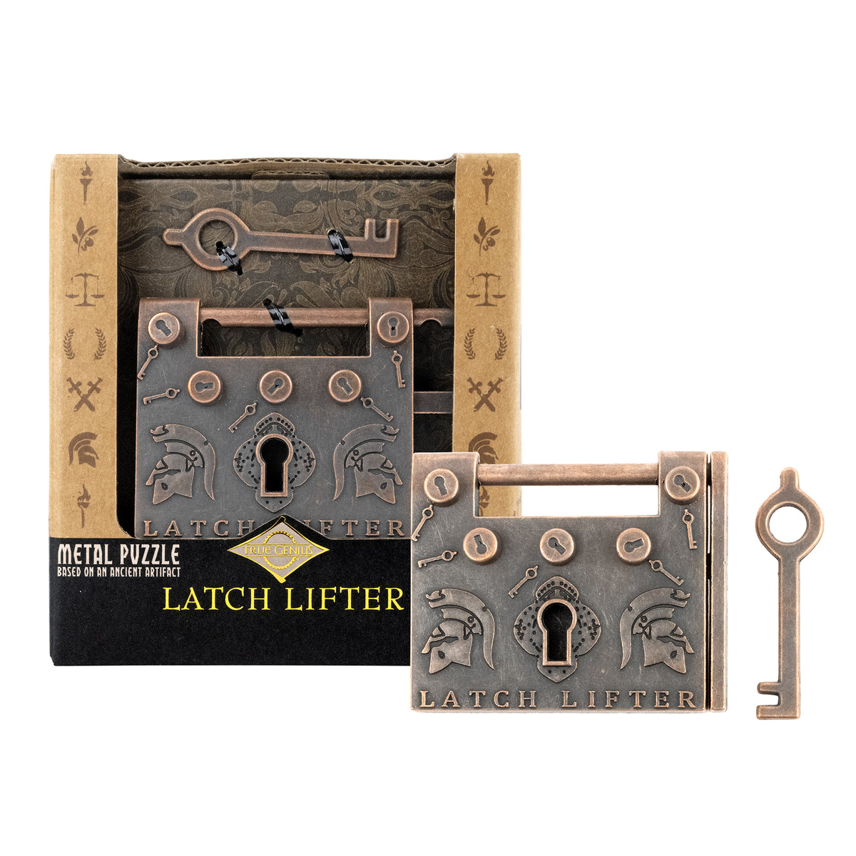 Latch Lifter Trick Lock  - Unlock Roman Ingenuity with This Clever Historical Puzzle