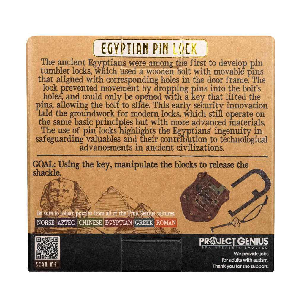 Pin Lock - Unlock the Wisdom of the Pharaohs