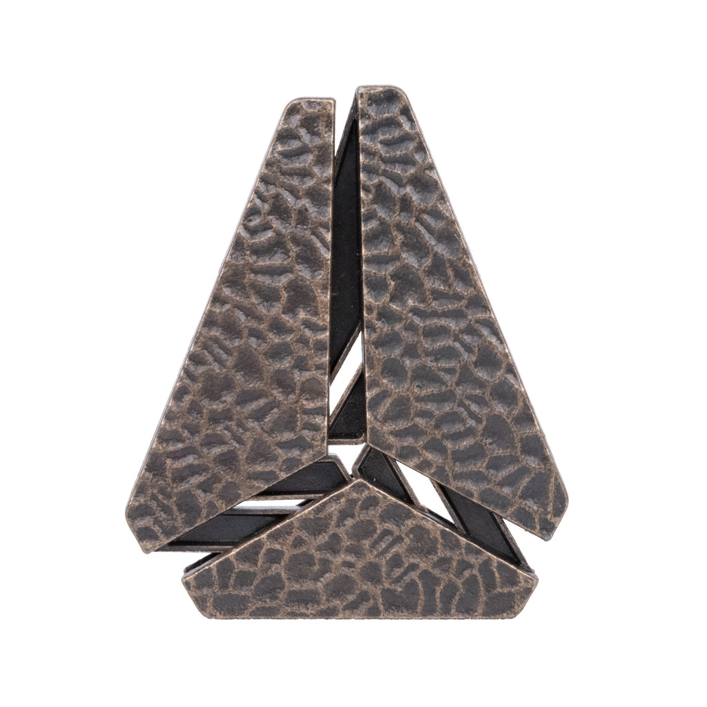 Aztec Arrowhead metal puzzle out of box, view 3